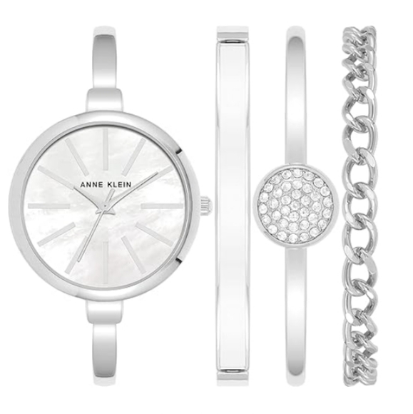 Women\'s Bangle Watch and Bracelet Set Silver main image 5